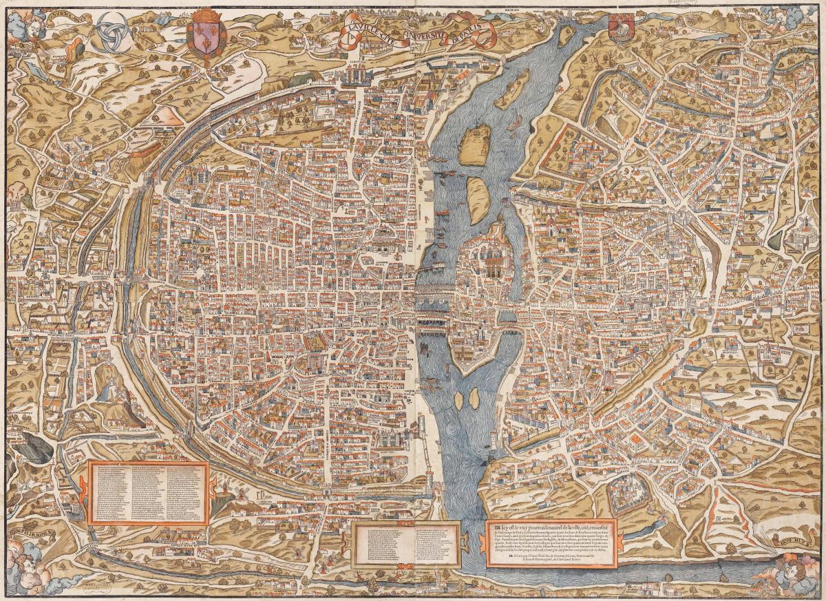 Mapa de la Vieja París