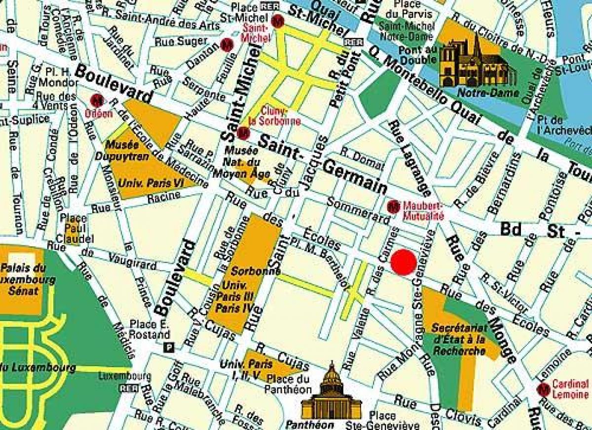 Mapa de Distrito de Saint Michel