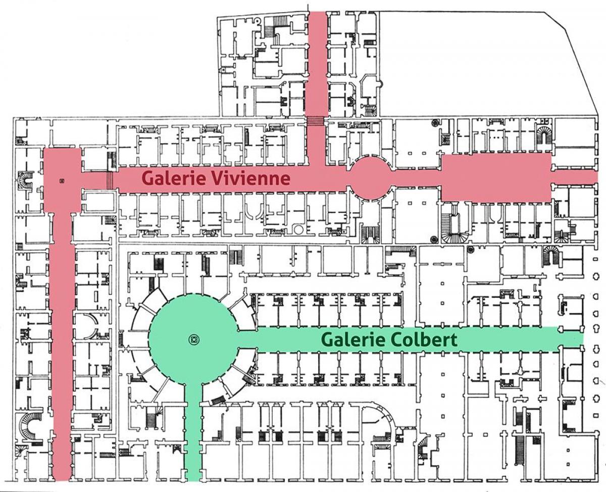 Mapa de La Galerie Vivienne