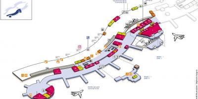 Mapa de aeropuerto de CDG terminal 2A