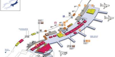 Mapa de aeropuerto de CDG terminal 2C