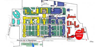 Mapa de Charles-Foix hospital