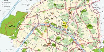 Mapa de rutas de bicicleta