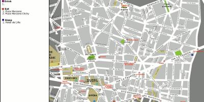 Mapa de distrito 9 de París