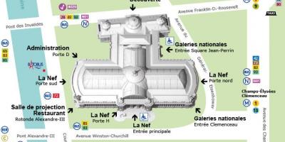 Mapa de El Grand Palais