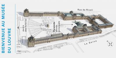 Mapa de Museo Del Louvre