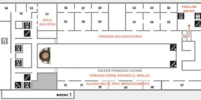 Mapa de El Musée d'Orsay de Nivel 2