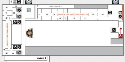 Mapa de El Musée d'Orsay de Nivel 5