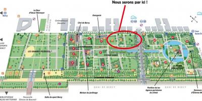 Mapa de El Parc de Bercy