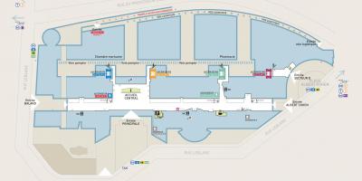 Mapa de Georges-Pompidou hospital