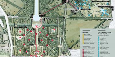 Mapa de Los Jardines de Versalles