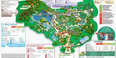 Mapa de parque Asterix